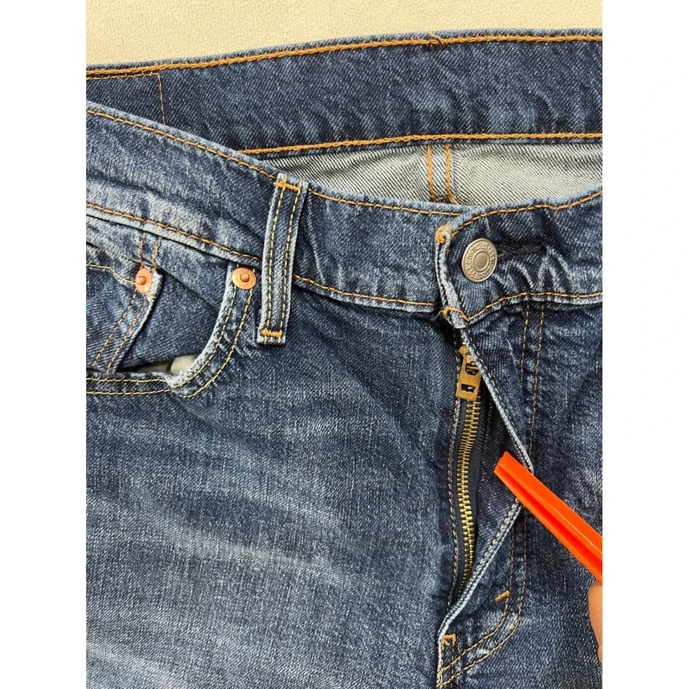 Levis 559 Relaxed Straight Jeans Mens 36x30 Blue Denim 00559-0624